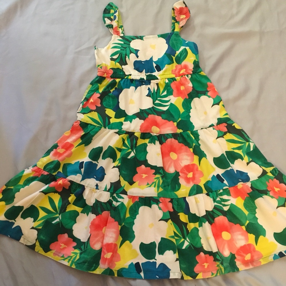 Gymboree' Floral Tiered Maxi Dress